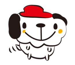 Dog of soft hair sticker #1203835