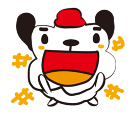 Dog of soft hair sticker #1203837