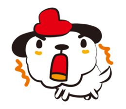 Dog of soft hair sticker #1203840