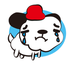 Dog of soft hair sticker #1203842