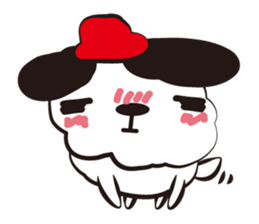 Dog of soft hair sticker #1203843