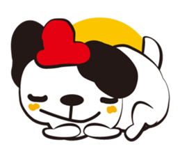 Dog of soft hair sticker #1203845