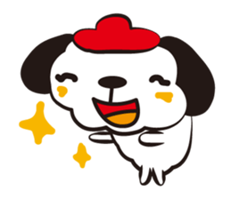 Dog of soft hair sticker #1203851