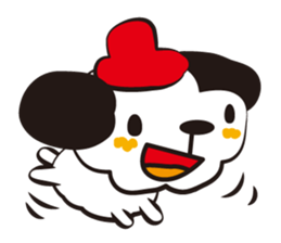 Dog of soft hair sticker #1203852