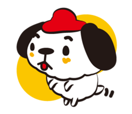 Dog of soft hair sticker #1203853