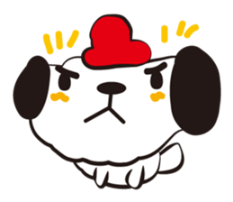 Dog of soft hair sticker #1203854