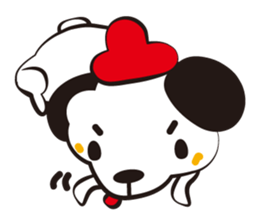 Dog of soft hair sticker #1203855