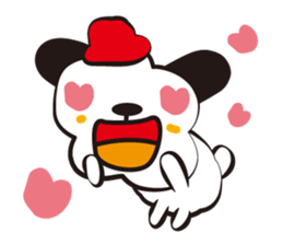 Dog of soft hair sticker #1203856