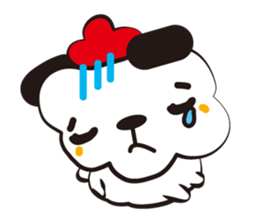 Dog of soft hair sticker #1203862