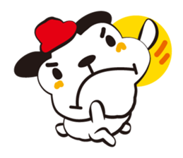 Dog of soft hair sticker #1203864