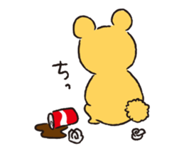 Yu-chan bear sticker #1204028