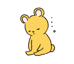 Yu-chan bear sticker #1204029