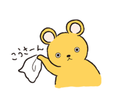 Yu-chan bear sticker #1204032