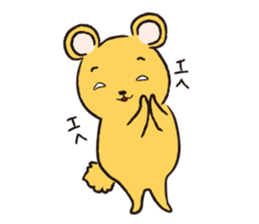 Yu-chan bear sticker #1204036