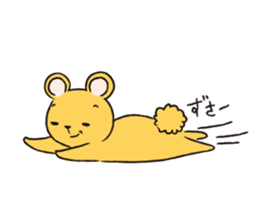 Yu-chan bear sticker #1204037