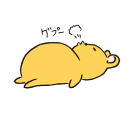 Yu-chan bear sticker #1204044