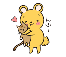 Yu-chan bear sticker #1204048