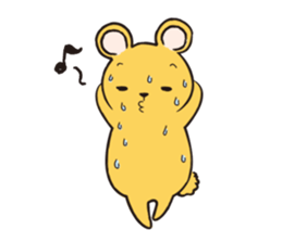 Yu-chan bear sticker #1204049