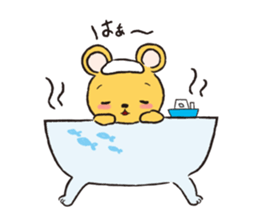 Yu-chan bear sticker #1204050