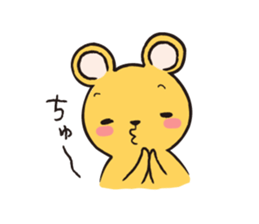 Yu-chan bear sticker #1204055