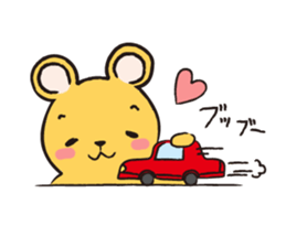 Yu-chan bear sticker #1204056