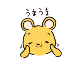 Yu-chan bear sticker #1204057