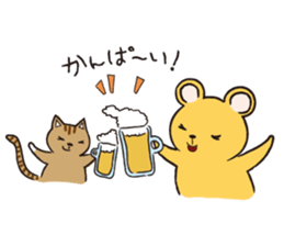 Yu-chan bear sticker #1204058