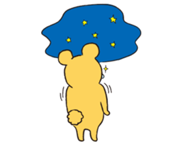 Yu-chan bear sticker #1204061