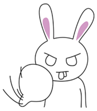 Crazy stupid Rabbit.. ;P sticker #1204409