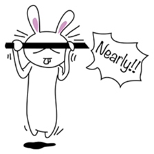 Crazy stupid Rabbit.. ;P sticker #1204416