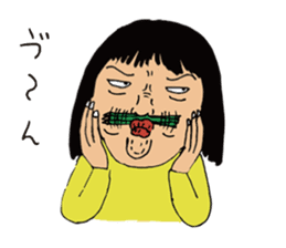 Katan, the crazy housewife sticker #1204552