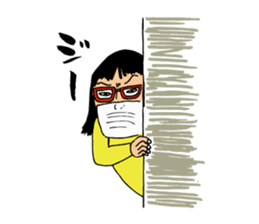 Katan, the crazy housewife sticker #1204580