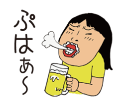 Katan, the crazy housewife sticker #1204584