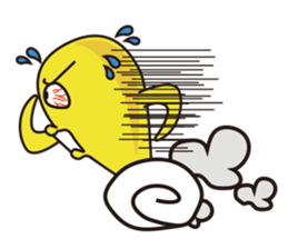 Yellow snot sticker #1204591