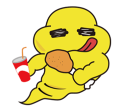 Yellow snot sticker #1204601