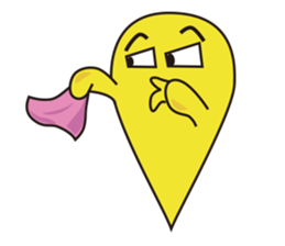 Yellow snot sticker #1204617