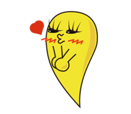 Yellow snot sticker #1204619