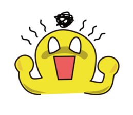 Yellow snot sticker #1204624