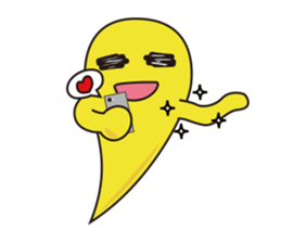 Yellow snot sticker #1204625