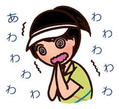 girl's habitual saying part2 sticker #1204690