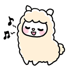 Fluffy Alpaca sticker #1204866