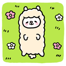 Fluffy Alpaca sticker #1204867