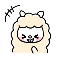 Fluffy Alpaca sticker #1204868