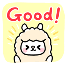 Fluffy Alpaca sticker #1204870