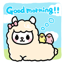 Fluffy Alpaca sticker #1204873