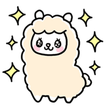 Fluffy Alpaca sticker #1204886