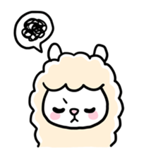 Fluffy Alpaca sticker #1204887