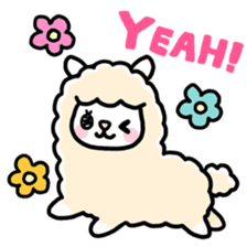 Fluffy Alpaca sticker #1204903