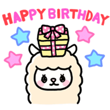 Fluffy Alpaca sticker #1204905