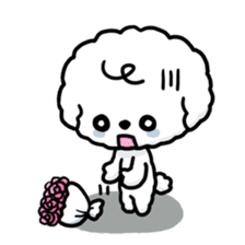 Afro puppy sticker #1204907